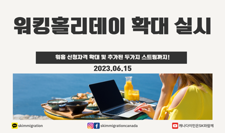 워킹홀리데이 확대 실시 SK위키·이민뉴스 썸네일 이미지